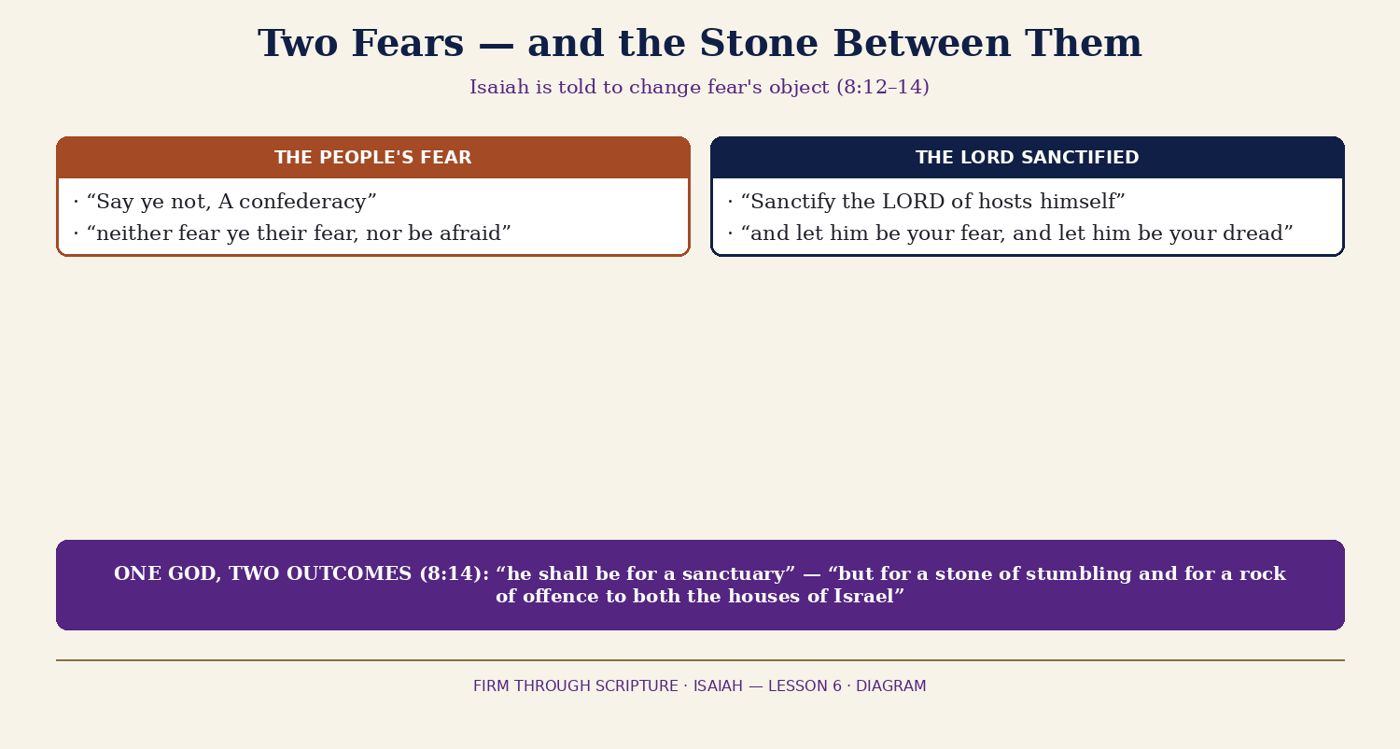 Two Fears — and the Stone Between Them.