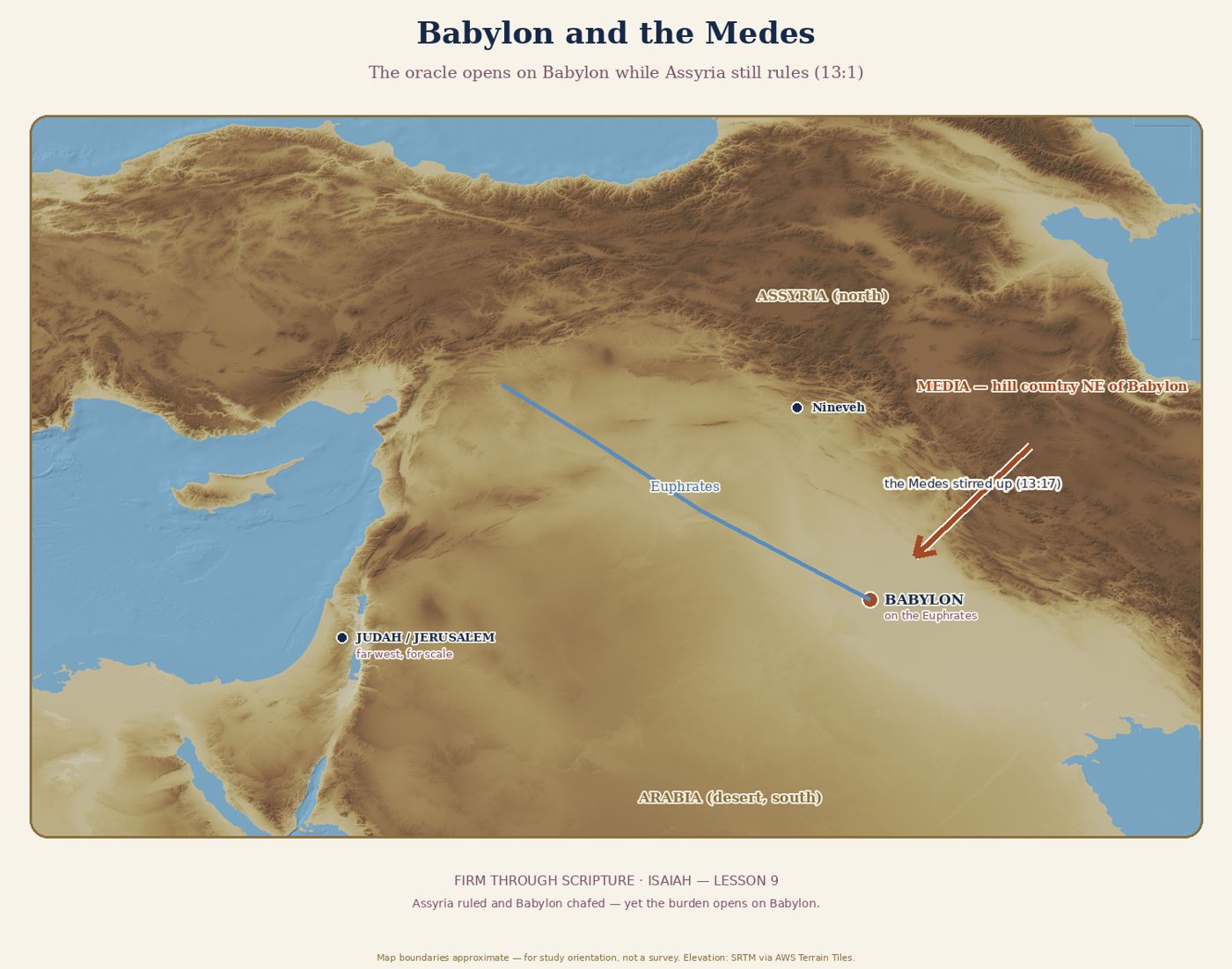 Babylon and the Medes.