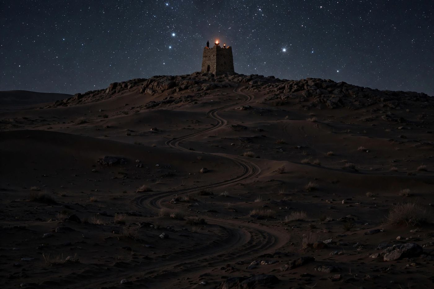 "The watchman's orders were simple and hard: stand, hearken diligently, and declare what you see — however long the night lasts. (Created im