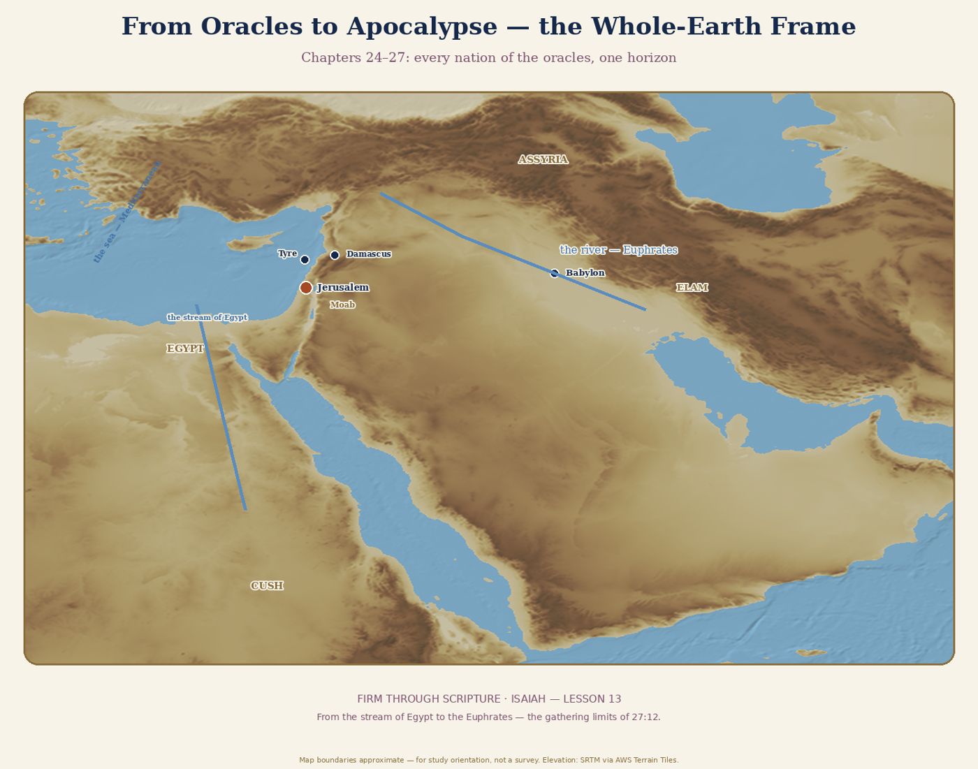 From Oracles to Apocalypse — the Whole-Earth Frame.