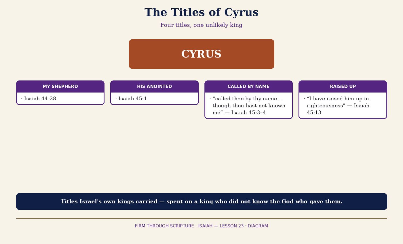 The Titles of Cyrus.