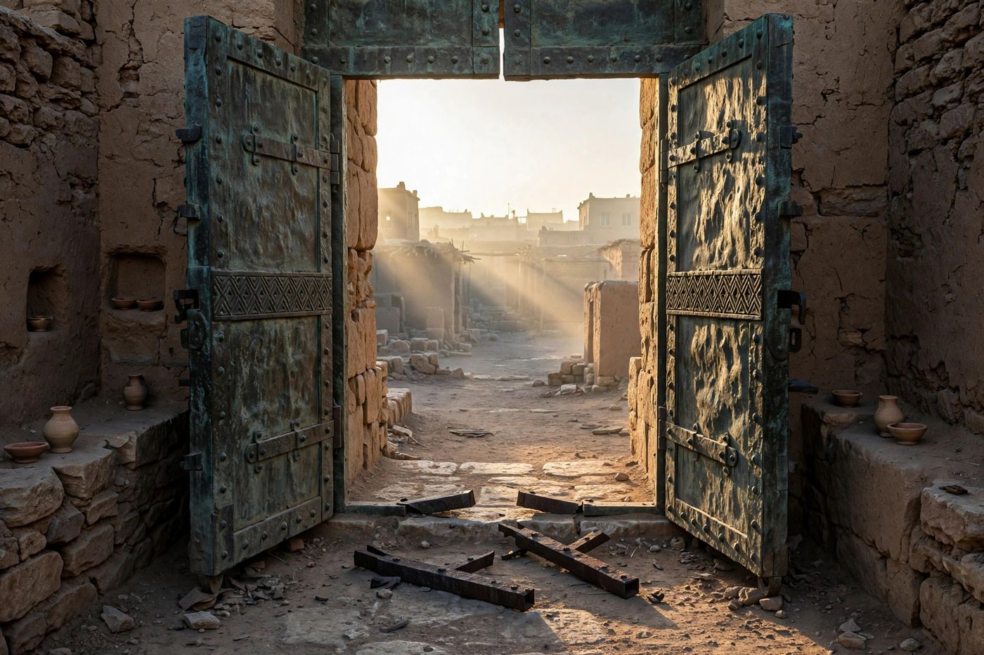 "“I will break in pieces the gates of brass, and cut in sunder the bars of iron” (Isaiah 45:2). The promise was a campaign report before the